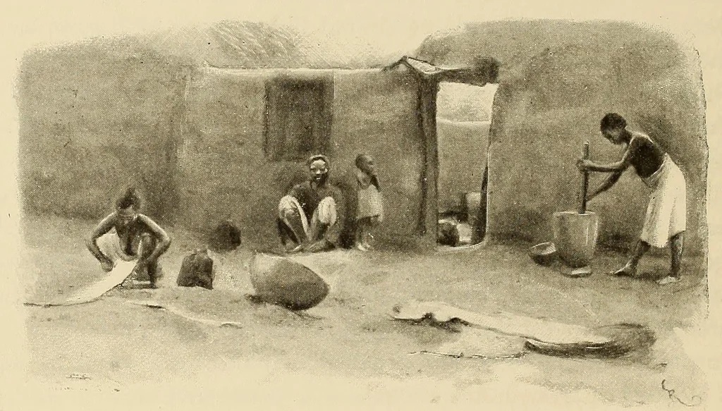 An illustration from De Saint-Louis a Tripoli par le Lac Tchad : voyage au travers du Soudan et du Sahara accompli pendant les années 1890-91-92, 1895, leaf 384