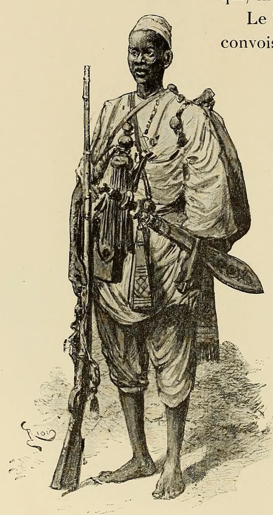 An illustration from De Saint-Louis a Tripoli par le Lac Tchad : voyage au travers du Soudan et du Sahara accompli pendant les années 1890-91-92, 1895, leaf 44