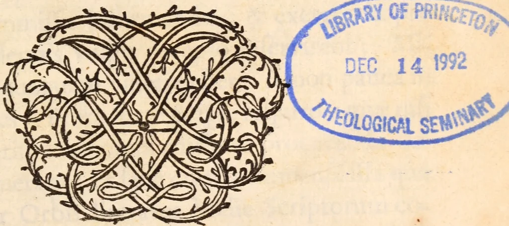 An illustration from De satisfactione Christi disputationes : cum Indicibus necessariis ; Adiectae sunt eiusdem duae disputationes; I. De circulo pontificio ; II. De concordia Iacobi & Pauli in articulo Iustificationis, 1696, leaf 8