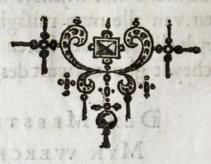 An illustration from De Schadt-kiste der philosophen ende poeten waer inne te vinden syn veel schoone leerlycke blasoenen, refereynen ende liedekens, gebracht ende gesonden op de Peoen-camere binnen Mechelen van d'omliggende steden in Brabant, Vlaenderen, Hollandt ende Zeelandt : geprononciert ende gesonghen op henlieder feeste den 3. Mey vanden iaere 1620, achteruolghens den eysch der caerten te voren by henlieder wt gesonden, 1621, leaf 326