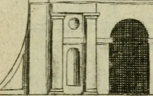 An illustration from Regles des cinq ordres d'architecture, 1665, leaf 100