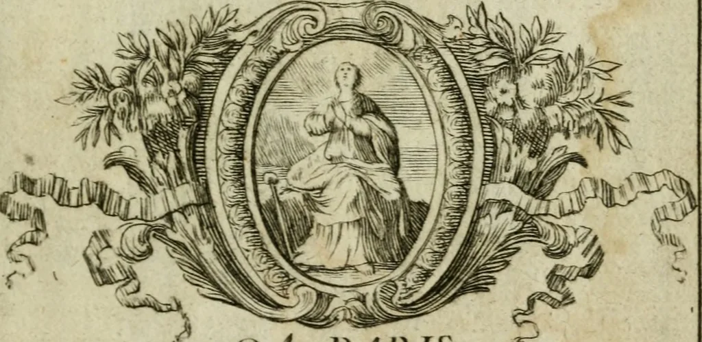 An illustration from Regles des cinq ordres d'architecture, 1665, leaf 6