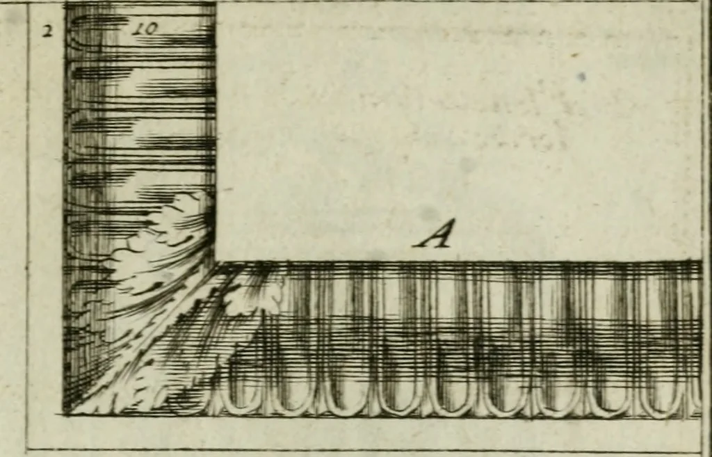 An illustration from Regles des cinq ordres d'architecture, 1665, leaf 82