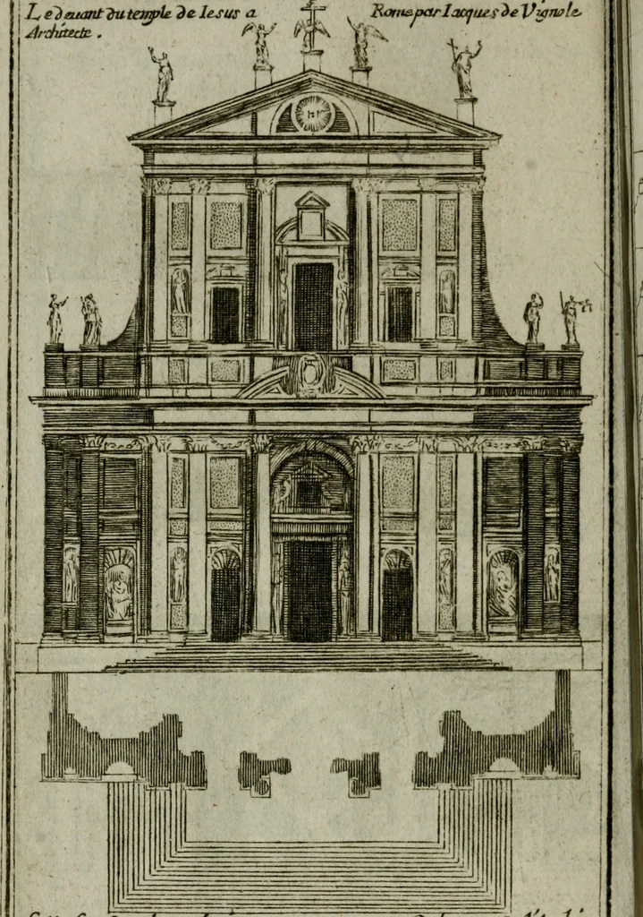 An illustration from Regles des cinq ordres d'architecture, 1665, leaf 83