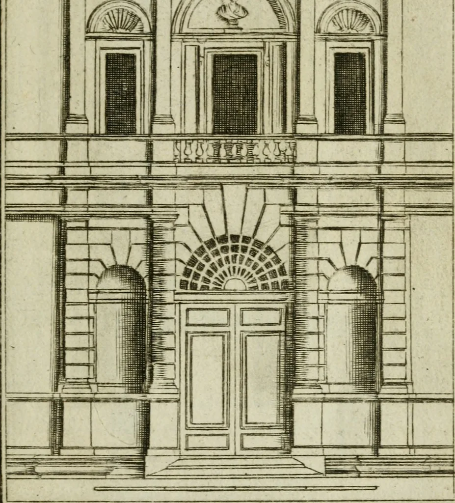 An illustration from Regles des cinq ordres d'architecture, 1665, leaf 88