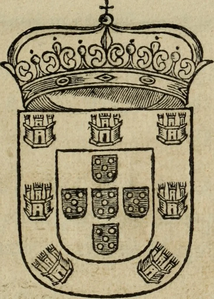 An illustration from Descriao do reino de Portugal, 1610, leaf 6