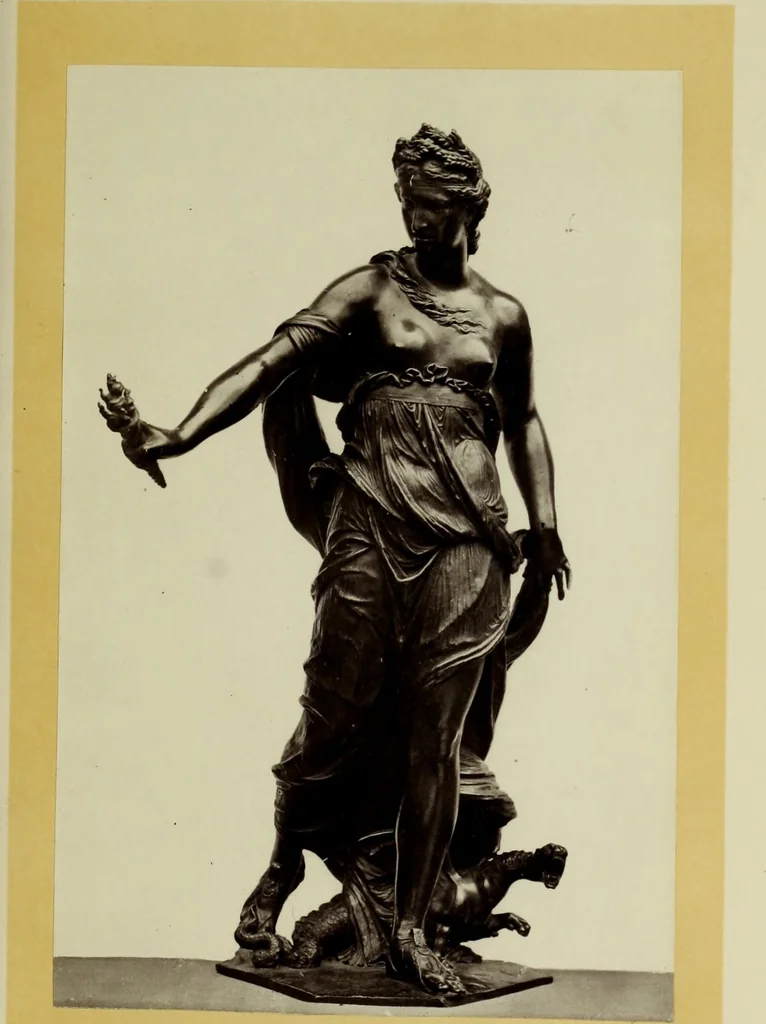 An illustration from A descriptive catalogue of the bronzes of European origin in the South Kensington Museum, 1876, leaf 250