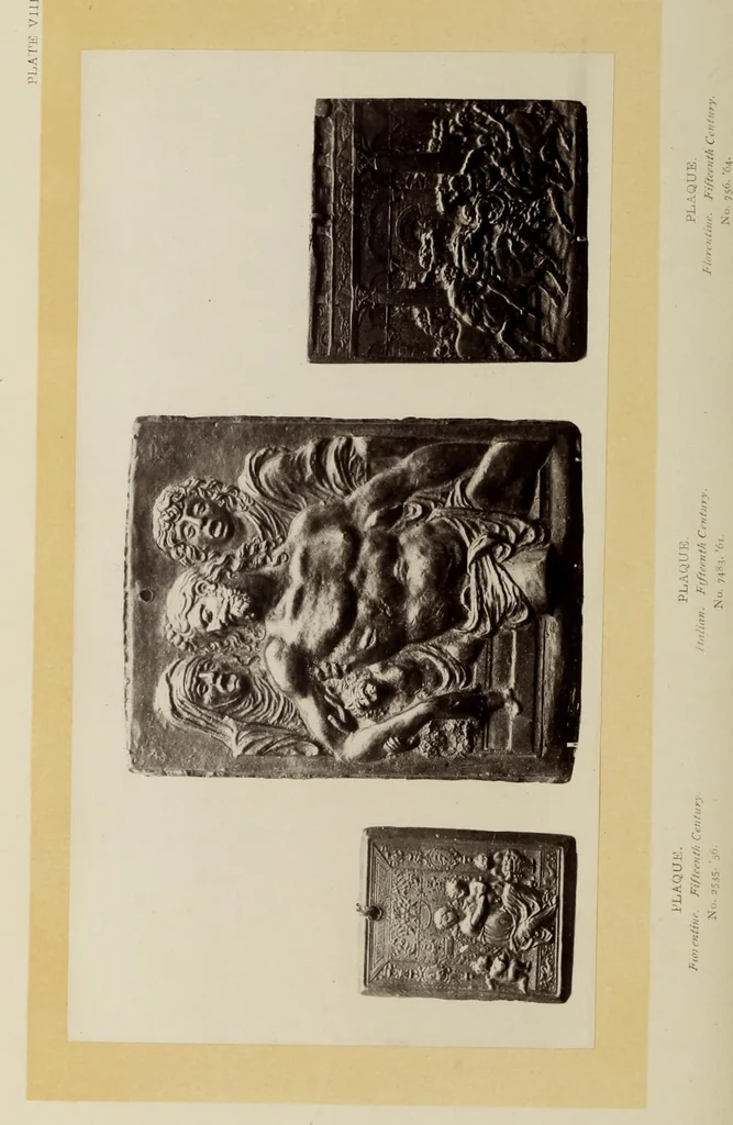 An illustration from A descriptive catalogue of the bronzes of European origin in the South Kensington Museum, 1876, leaf 275