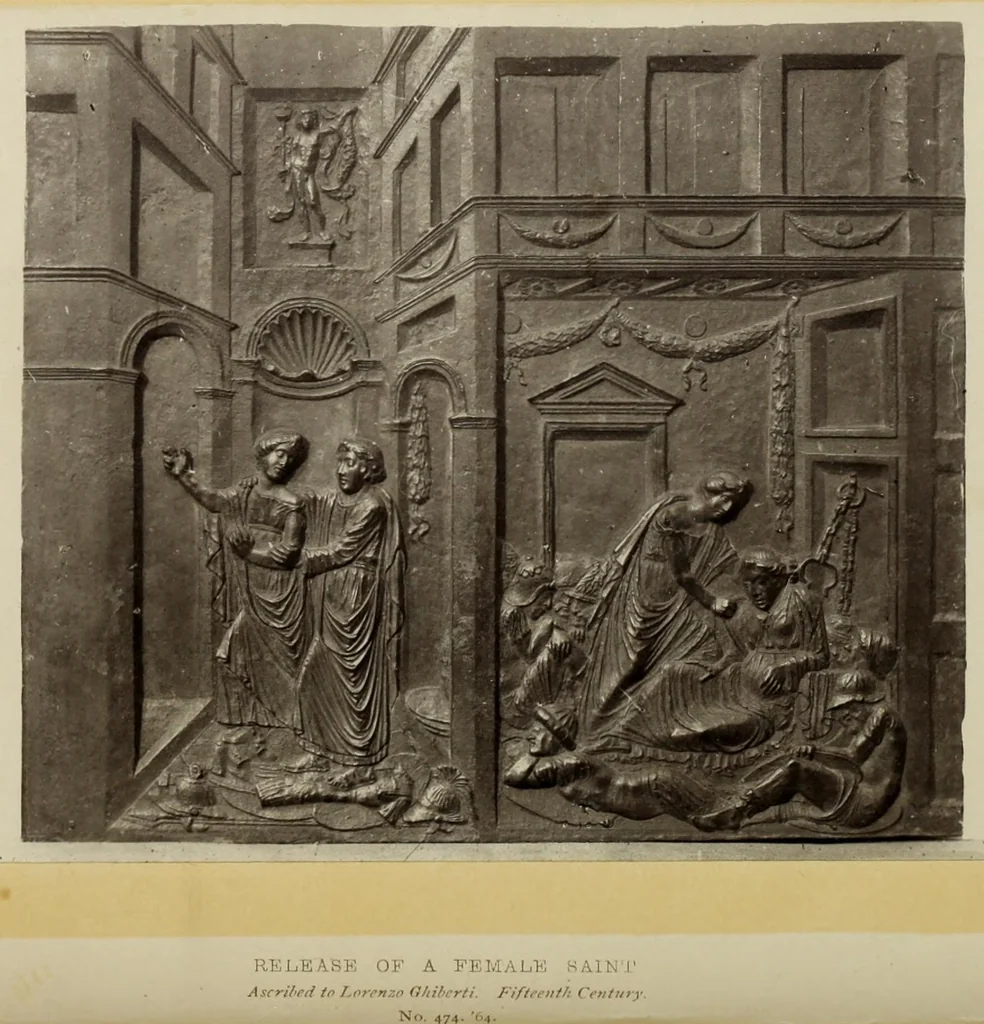 An illustration from A descriptive catalogue of the bronzes of European origin in the South Kensington Museum, 1876, leaf 305
