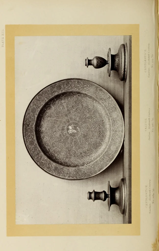 An illustration from A descriptive catalogue of the bronzes of European origin in the South Kensington Museum, 1876, leaf 343