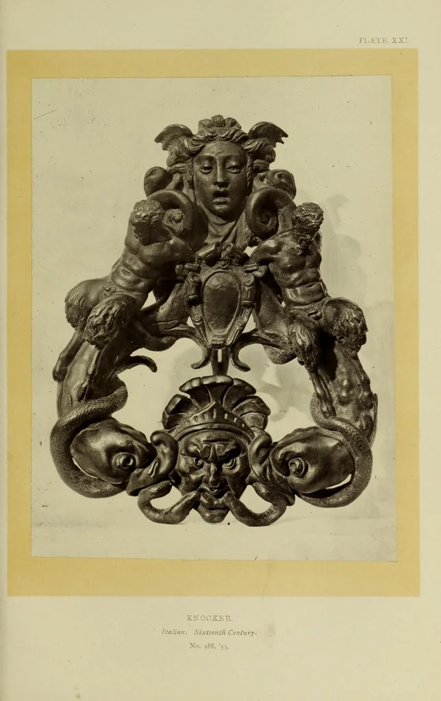 An illustration from A descriptive catalogue of the bronzes of European origin in the South Kensington Museum, 1876, leaf 432