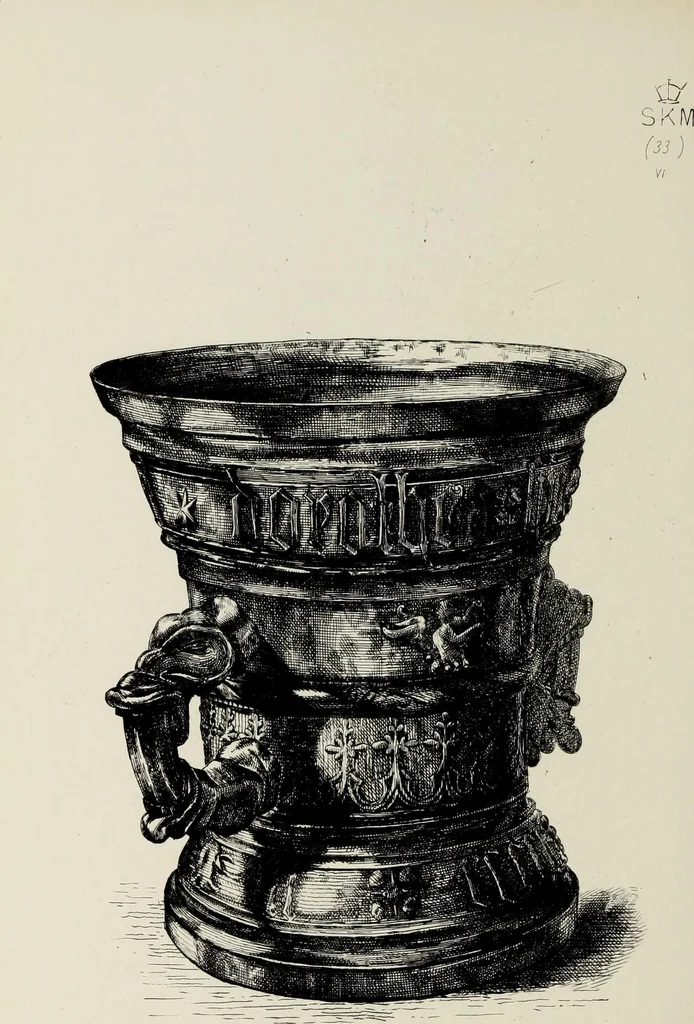 An illustration from A descriptive catalogue of the bronzes of European origin in the South Kensington Museum, 1876, leaf 457