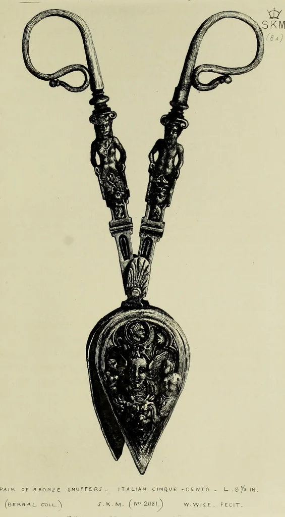An illustration from A descriptive catalogue of the bronzes of European origin in the South Kensington Museum, 1876, leaf 486