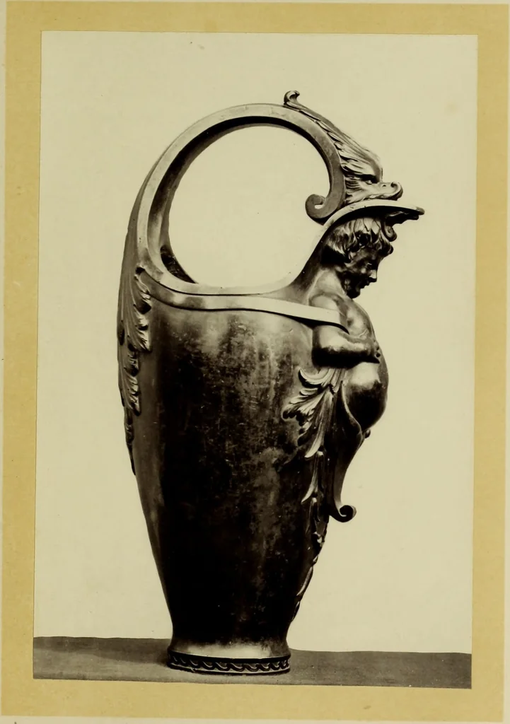 An illustration from A descriptive catalogue of the bronzes of European origin in the South Kensington Museum, 1876, leaf 498