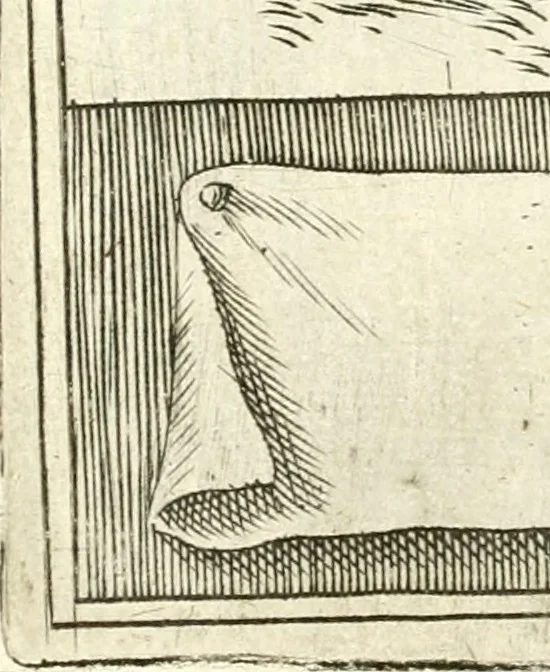 An illustration from Descripcion de las honras : que se hicieron ala Catholica Magd. de D. Phelippe quarto rey de las Españas y del nueuo mundo en el Real Conuento de la Encarnacion : que de horden de la reyna n[uest]ra señora como superintendente de las reales obras dispuso D. Baltasar Barroso de Ribera marques de Malpica ..., 1666, leaf 140