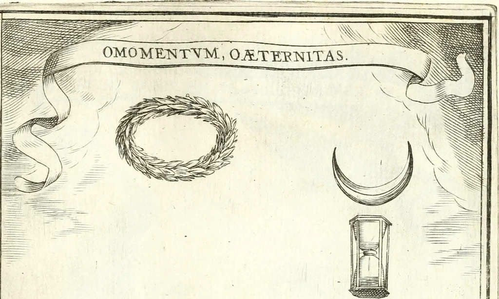 An illustration from Descripcion de las honras : que se hicieron ala Catholica Magd. de D. Phelippe quarto rey de las Españas y del nueuo mundo en el Real Conuento de la Encarnacion : que de horden de la reyna n[uest]ra señora como superintendente de las reales obras dispuso D. Baltasar Barroso de Ribera marques de Malpica ..., 1666, leaf 222