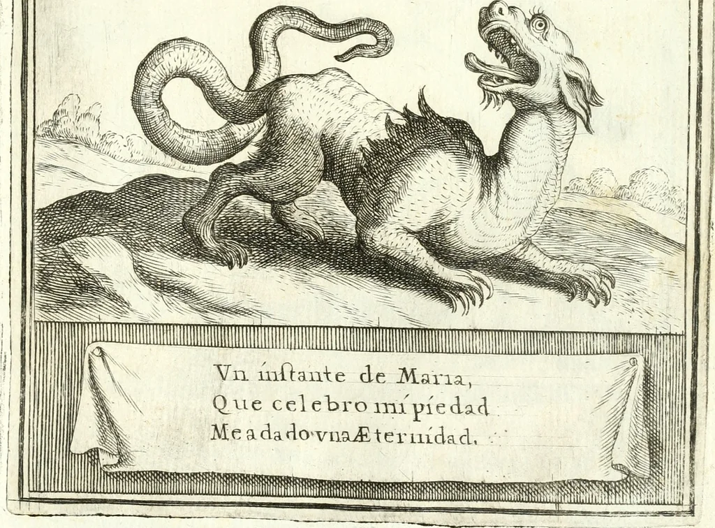An illustration from Descripcion de las honras : que se hicieron ala Catholica Magd. de D. Phelippe quarto rey de las Españas y del nueuo mundo en el Real Conuento de la Encarnacion : que de horden de la reyna n[uest]ra señora como superintendente de las reales obras dispuso D. Baltasar Barroso de Ribera marques de Malpica ..., 1666, leaf 222