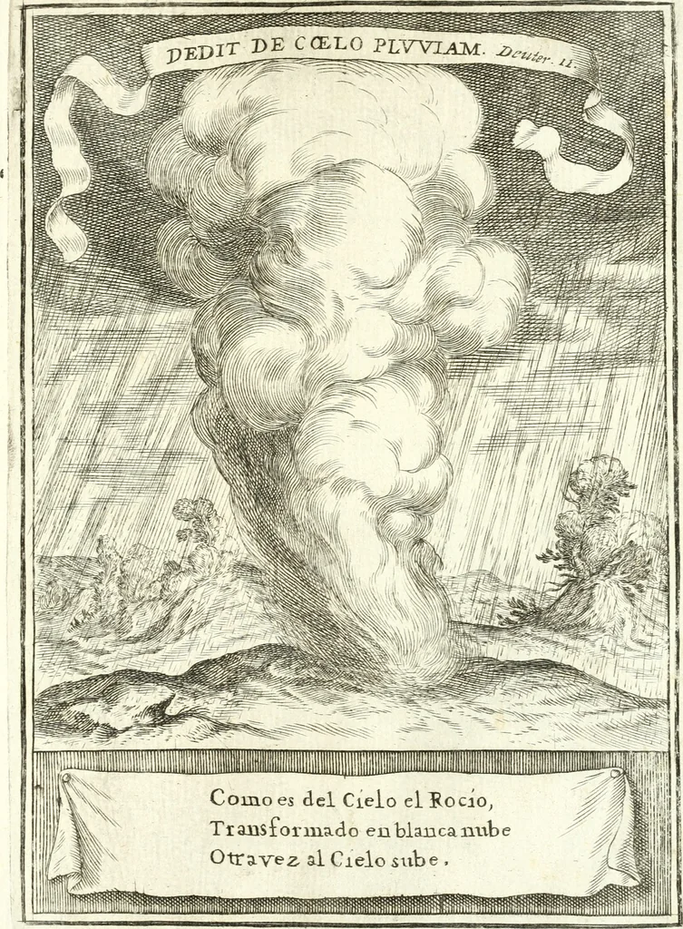 An illustration from Descripcion de las honras : que se hicieron ala Catholica Magd. de D. Phelippe quarto rey de las Españas y del nueuo mundo en el Real Conuento de la Encarnacion : que de horden de la reyna n[uest]ra señora como superintendente de las reales obras dispuso D. Baltasar Barroso de Ribera marques de Malpica ..., 1666, leaf 234