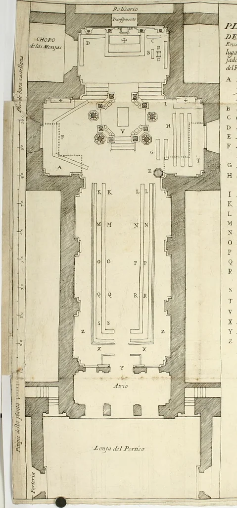An illustration from Descripcion de las honras : que se hicieron ala Catholica Magd. de D. Phelippe quarto rey de las Españas y del nueuo mundo en el Real Conuento de la Encarnacion : que de horden de la reyna n[uest]ra señora como superintendente de las reales obras dispuso D. Baltasar Barroso de Ribera marques de Malpica ..., 1666, leaf 249