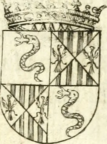 An illustration from Descripcion de las honras : que se hicieron ala Catholica Magd. de D. Phelippe quarto rey de las Españas y del nueuo mundo en el Real Conuento de la Encarnacion : que de horden de la reyna n[uest]ra señora como superintendente de las reales obras dispuso D. Baltasar Barroso de Ribera marques de Malpica ..., 1666, leaf 278