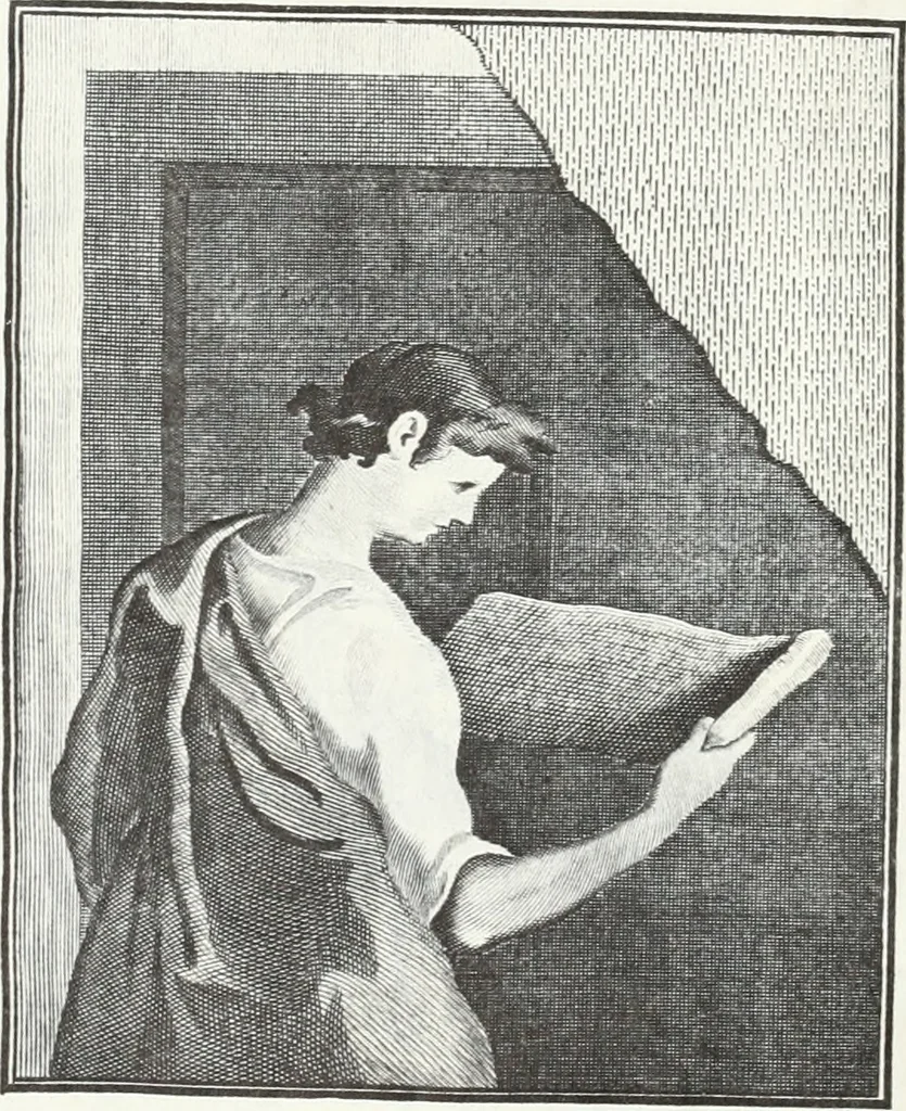 An illustration from Descripcion del real monasterio de San Lorenzo del Escorial : su magnifico templo, panteon, y palacio : compendiada de la descripcion antigua, y exornada con nuevas vistosas láminas de su planta y montéa : aumentada con la noticia de varias grandezas y alhajas con que han ilustrado los católicos reyes aquel maravilloso edificio, y coronada con un tratado apendice de los insignes profesores de las bellas artes estatuaria, arquitectura, y pintura, que concurrieron á su fundacion, y despues le han enriquecido con sus obras, 1764, leaf 1