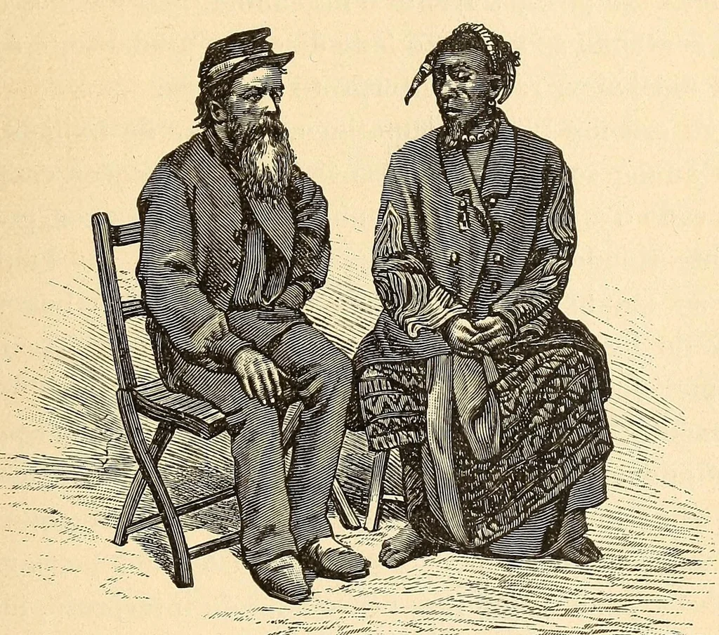 An illustration from Descripção da viagem á Mussumba do Muatiãnvua, 1890, leaf 577