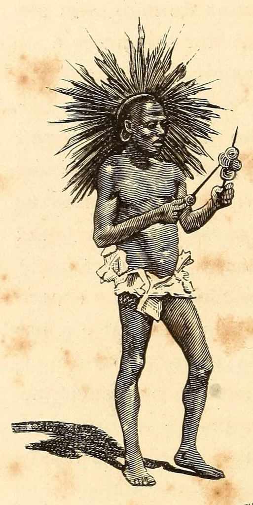 An illustration from Descripção da viagem á Mussumba do Muatiãnvua, 1890, leaf 58