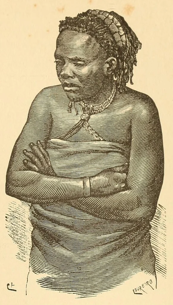 An illustration from Descripção da viagem á Mussumba do Muatiãnvua, 1890, leaf 137