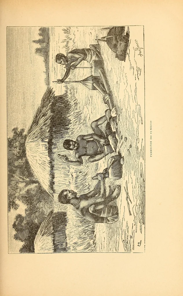 An illustration from Descripção da viagem á Mussumba do Muatiãnvua, 1890, leaf 323