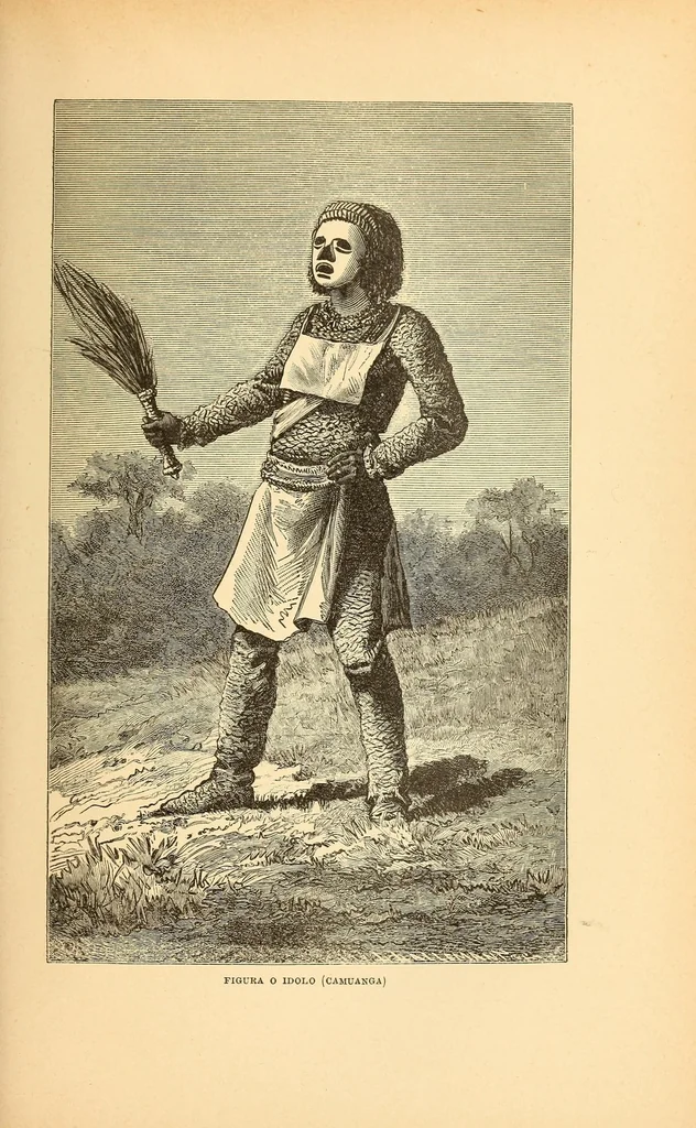 An illustration from Descripção da viagem á Mussumba do Muatiãnvua, 1890, leaf 415