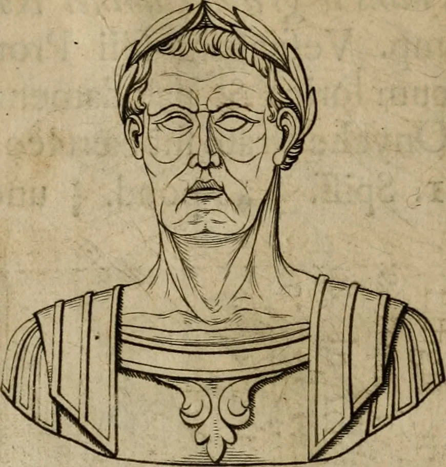 An illustration from Descriptio brevis gemmarum quae in museo Guil. S.R.J.L. Baronis de Crassier, Celsissimi Episcopi ac Principis Leodiensis in Camera Rationaria Consiliarii, &c. asservantur, 1740, leaf 11