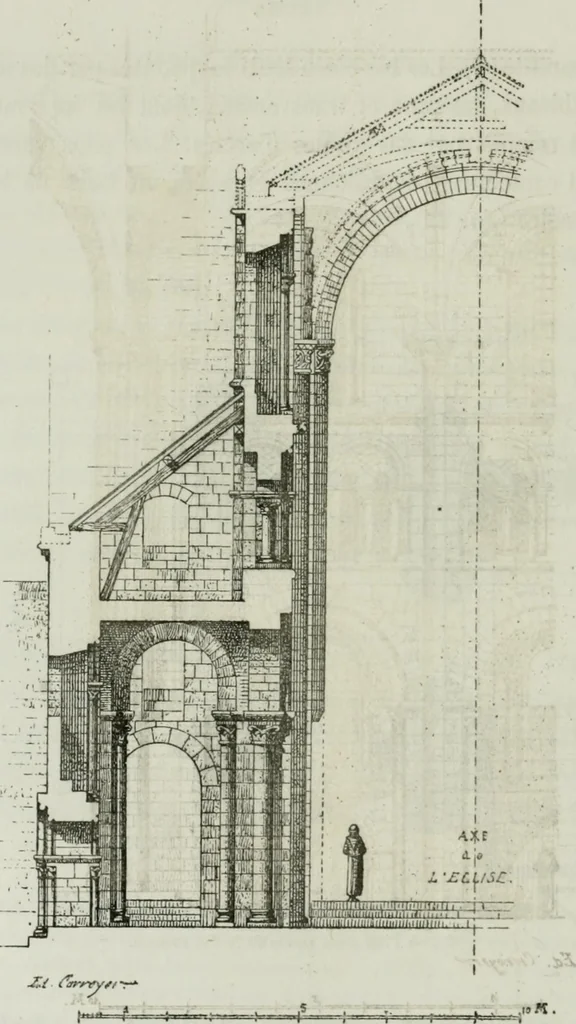 An illustration from Description de l'abbaye du Mont Saint-Michel et de ses abords : précédée d'une notice historique, 1877, leaf 119