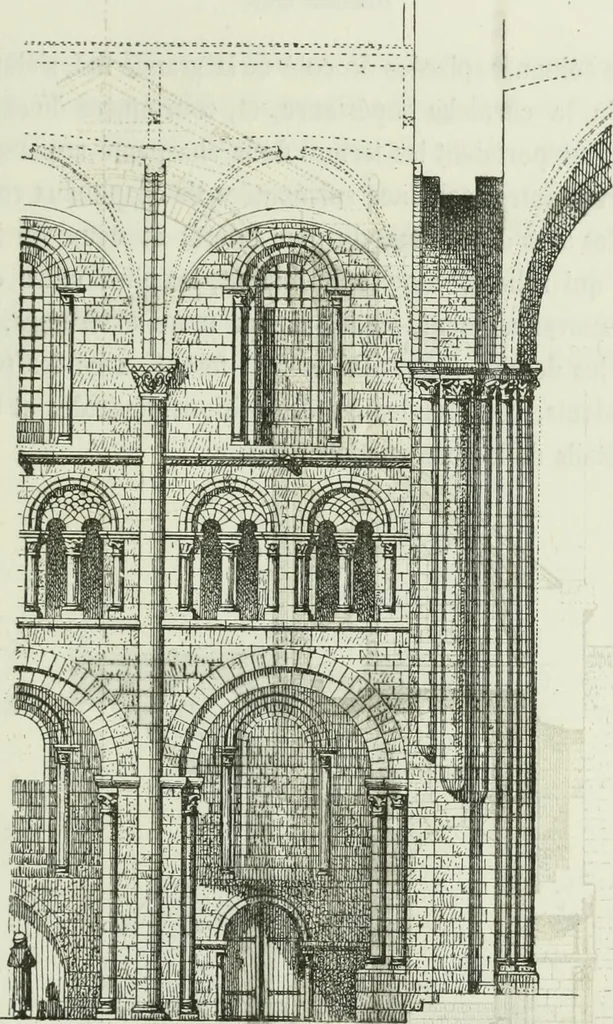 An illustration from Description de l'abbaye du Mont Saint-Michel et de ses abords : précédée d'une notice historique, 1877, leaf 120