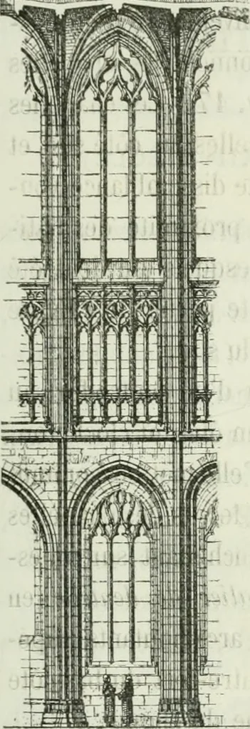 An illustration from Description de l'abbaye du Mont Saint-Michel et de ses abords : précédée d'une notice historique, 1877, leaf 132