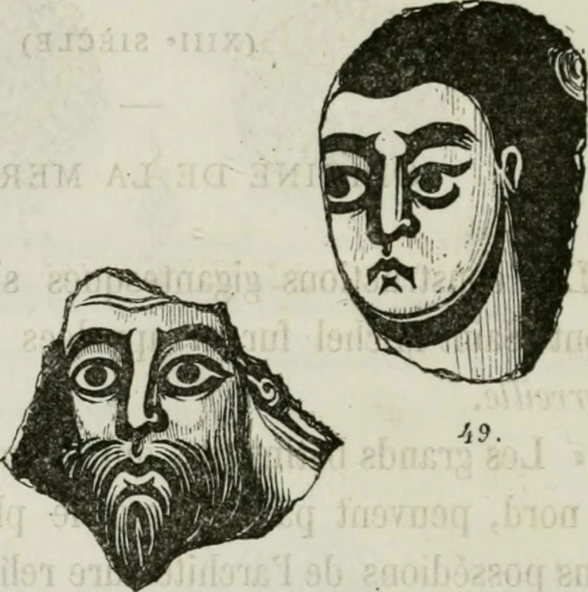 An illustration from Description de l'abbaye du Mont Saint-Michel et de ses abords : précédée d'une notice historique, 1877, leaf 163