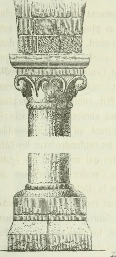 An illustration from Description de l'abbaye du Mont Saint-Michel et de ses abords : précédée d'une notice historique, 1877, leaf 174