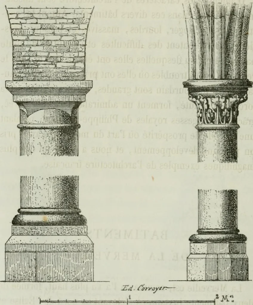 An illustration from Description de l'abbaye du Mont Saint-Michel et de ses abords : précédée d'une notice historique, 1877, leaf 175