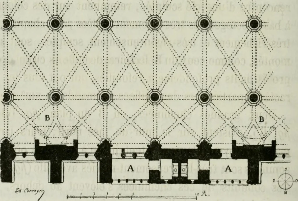 An illustration from Description de l'abbaye du Mont Saint-Michel et de ses abords : précédée d'une notice historique, 1877, leaf 193
