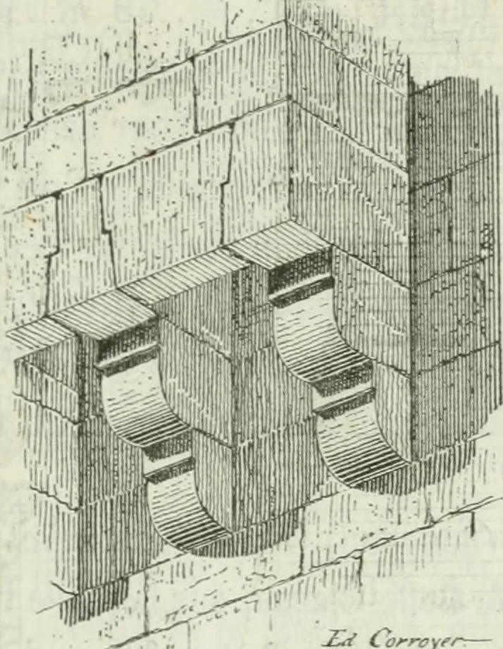 An illustration from Description de l'abbaye du Mont Saint-Michel et de ses abords : précédée d'une notice historique, 1877, leaf 250