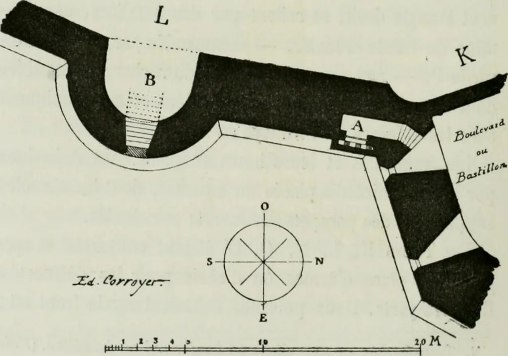 An illustration from Description de l'abbaye du Mont Saint-Michel et de ses abords : précédée d'une notice historique, 1877, leaf 293