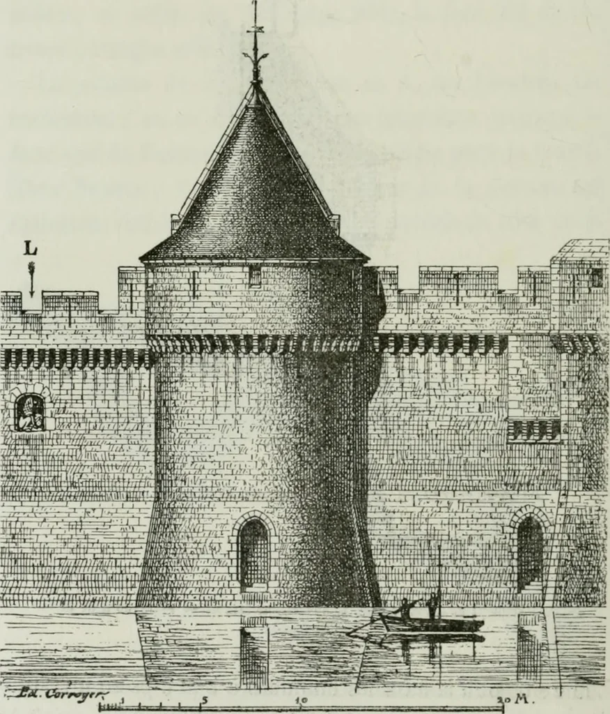 An illustration from Description de l'abbaye du Mont Saint-Michel et de ses abords : précédée d'une notice historique, 1877, leaf 295