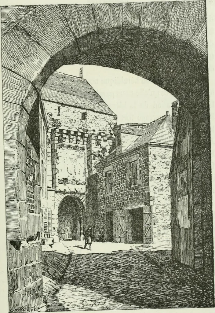 An illustration from Description de l'abbaye du Mont Saint-Michel et de ses abords : précédée d'une notice historique, 1877, leaf 302