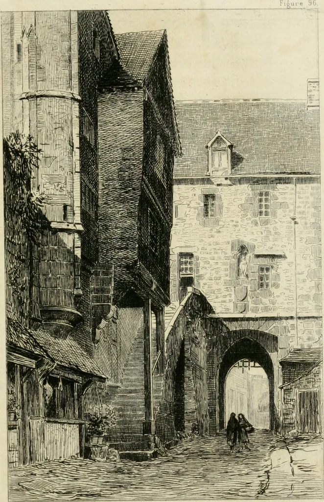 An illustration from Description de l'abbaye du Mont Saint-Michel et de ses abords : précédée d'une notice historique, 1877, leaf 306