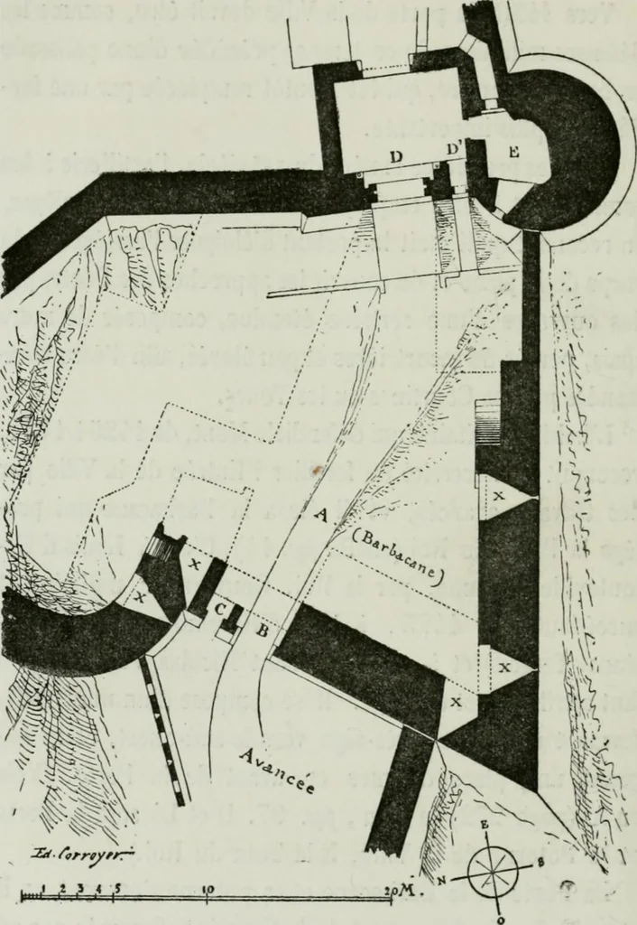 An illustration from Description de l'abbaye du Mont Saint-Michel et de ses abords : précédée d'une notice historique, 1877, leaf 309