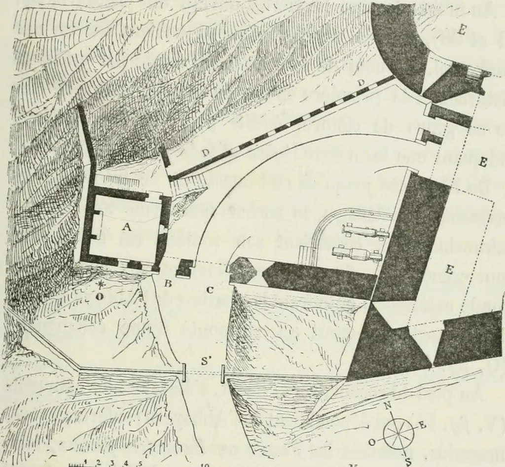 An illustration from Description de l'abbaye du Mont Saint-Michel et de ses abords : précédée d'une notice historique, 1877, leaf 328