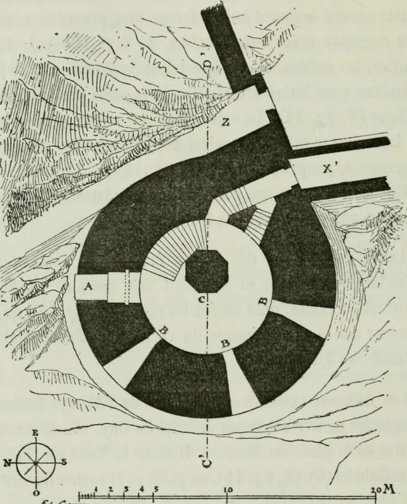 An illustration from Description de l'abbaye du Mont Saint-Michel et de ses abords : précédée d'une notice historique, 1877, leaf 331