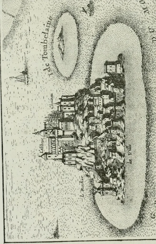 An illustration from Description de l'abbaye du Mont Saint-Michel et de ses abords : précédée d'une notice historique, 1877, leaf 339