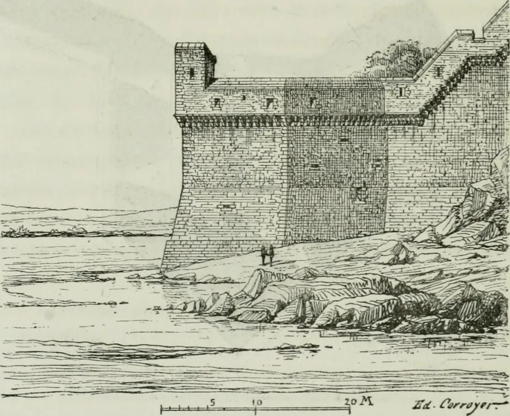 An illustration from Description de l'abbaye du Mont Saint-Michel et de ses abords : précédée d'une notice historique, 1877, leaf 343