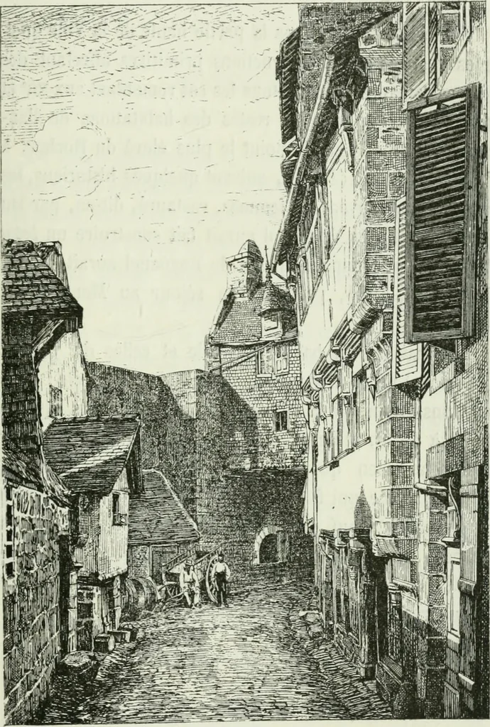 An illustration from Description de l'abbaye du Mont Saint-Michel et de ses abords : précédée d'une notice historique, 1877, leaf 370