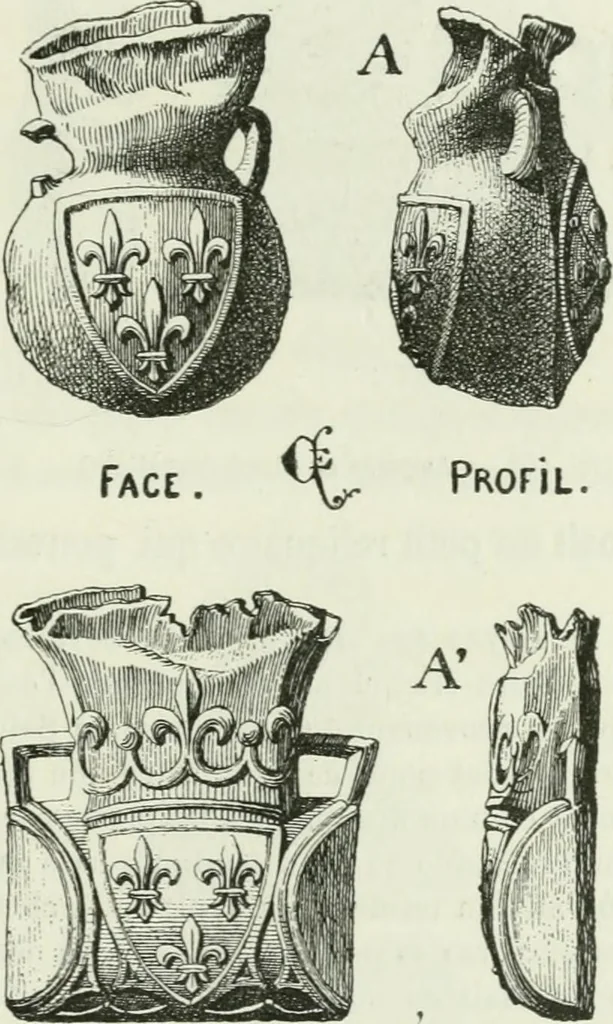 An illustration from Description de l'abbaye du Mont Saint-Michel et de ses abords : précédée d'une notice historique, 1877, leaf 382